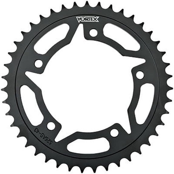 Vortex 530 Steel Rear Sprocket 45 Tooth Black for Yamaha FZ1 2001-2015