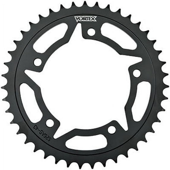 Vortex 530 Steel Rear Sprocket 47 Tooth Black for Yamaha YZF-R1 1998-2014