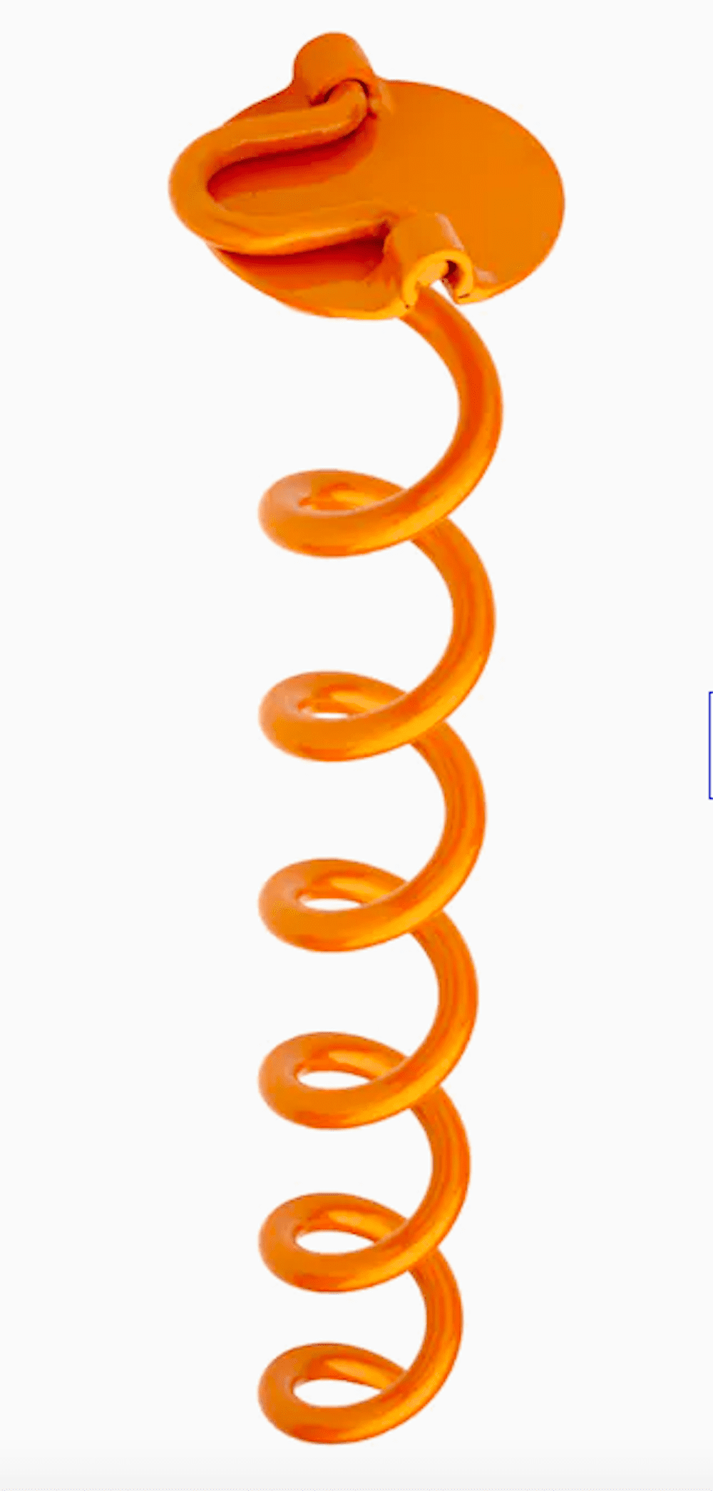 Vortex 16'' Orange Steel Spiral Ground Anchor Stake