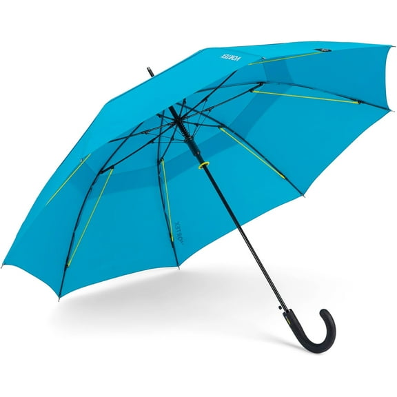 Vortex Automatic Stick Windproof - Push Button Open & Close - Rain & Windproof Vented Double Canopy