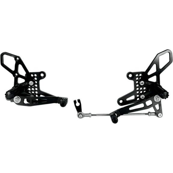 Vortex Black 2.0 Aluminum Motorcycle Rearsets (RS273K)