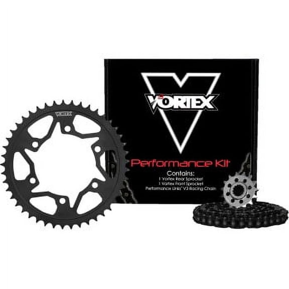 Vortex CK6132 WSS Chain and Sprocket Kit (Black)