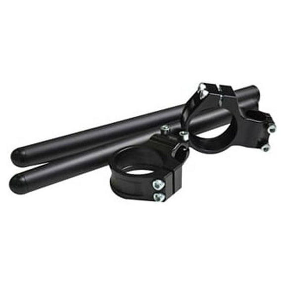 Vortex Clip-Ons 41mm (7 Degree Downward Angle) Black Compatible With Kawasaki Ninja 400 EX400 2018