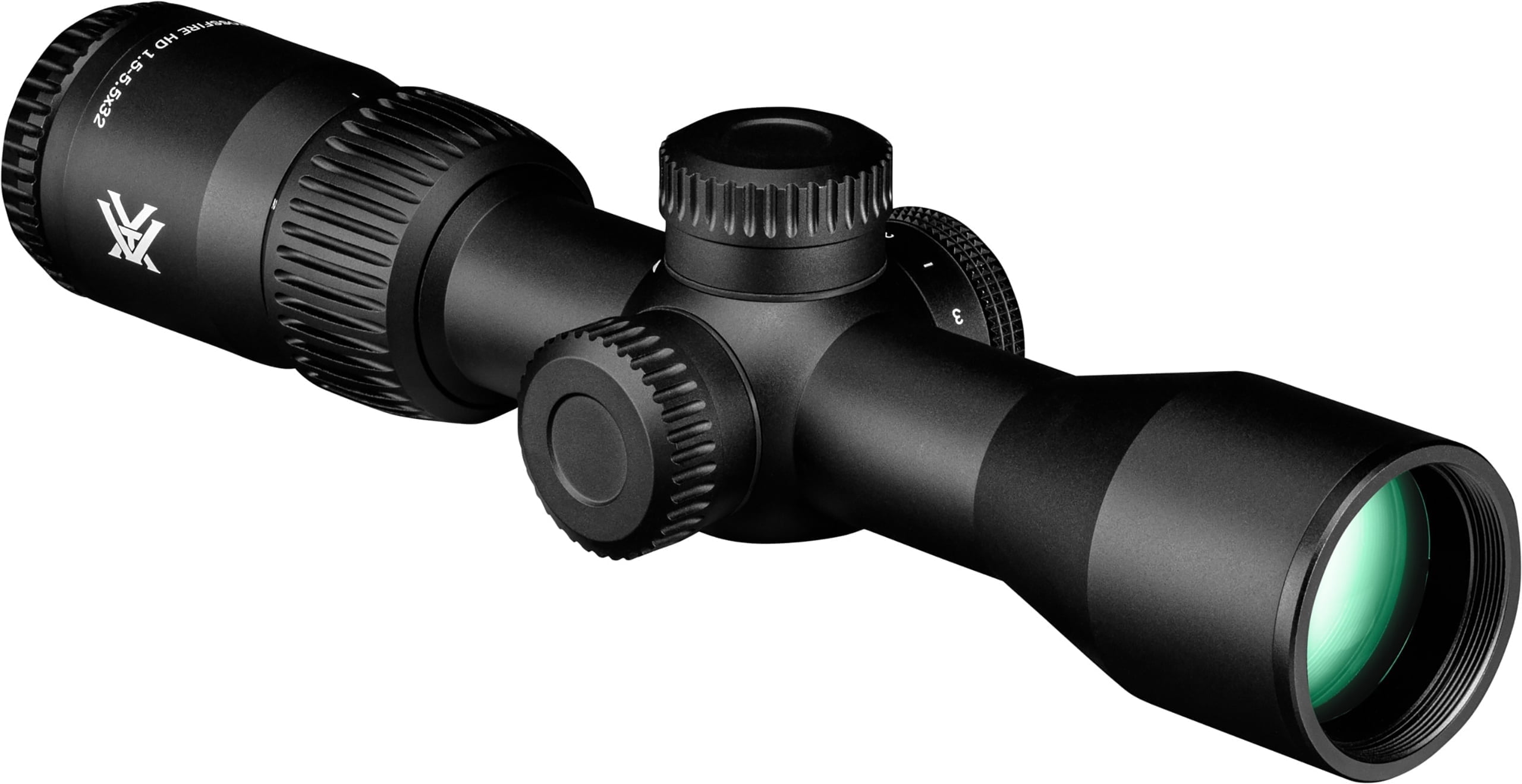 Vortex Crossfire HD 1.5-5.5x32 Scout Second Focal Plane, 1-inch