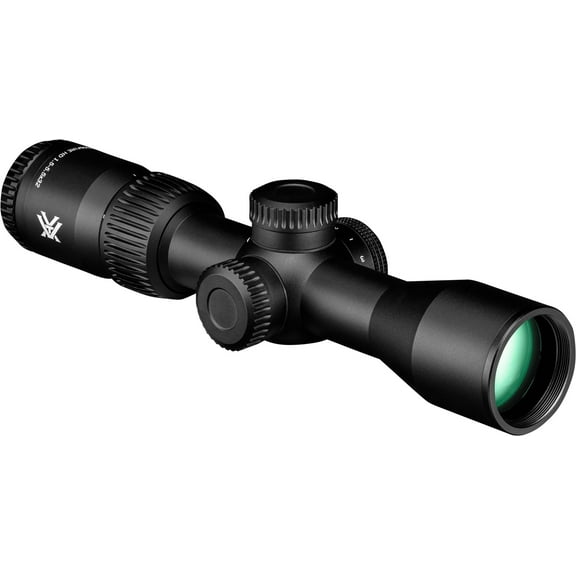 Vortex Crossfire HD 1.5-5.5x32 Scout Second Focal Plane, 1-inch Tube Riflescope - Illuminated Dead-Hold 2A BDC MOA Reticle