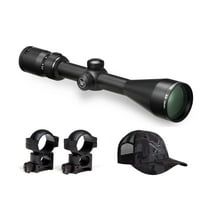 Vortex Diamondback 3.5-10x50 Riflescope (Dead-Hold BDC MOA Reticle) with Riflescope Rings and Hat