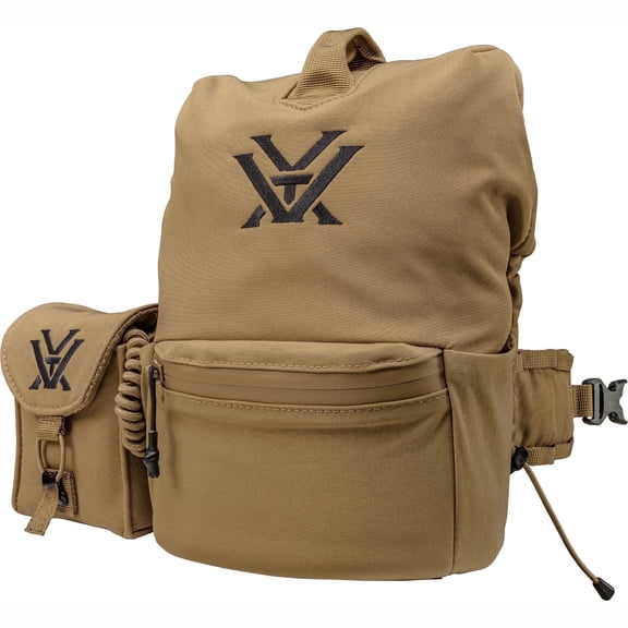 Vortex GlassPak Pro Binocular Harness, Tan, Large, 9in, 17oz