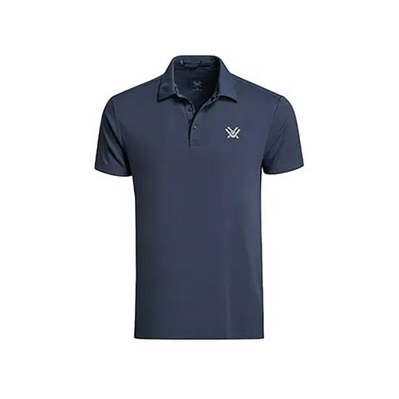 Vortex Optics Men's Axis Ridge Short Sleeve Polo Insignia Blue Large
