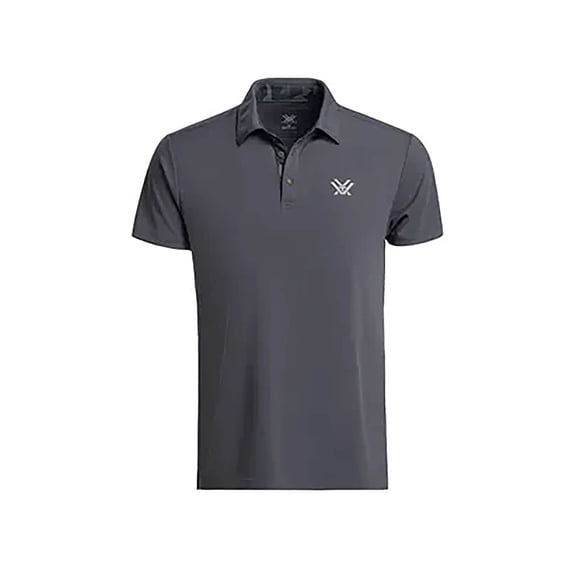 Vortex Optics Men's Axis Ridge Short Sleeve Polo Woodland Gray Large