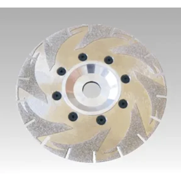 Diamond Vortex II Flushcut Electroplated Diamond Blade for Marble 5 Inch