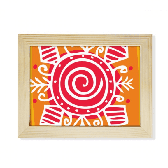 Vortex Mexico Totems Ancient Civilization Desktop Photo Frame Picture Art Decoration Painting 6x8 inch