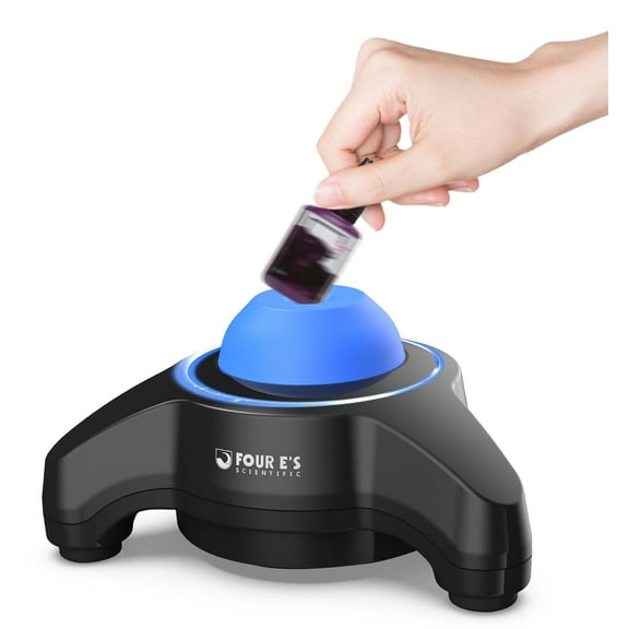 Vortex Mixer 5600rpm, Paint Mixer Touch Function, Mini Lab Vortex Shaker with an Extra Silicone Cap for Acrylic Miniature Model Paints Nail Polish Ink