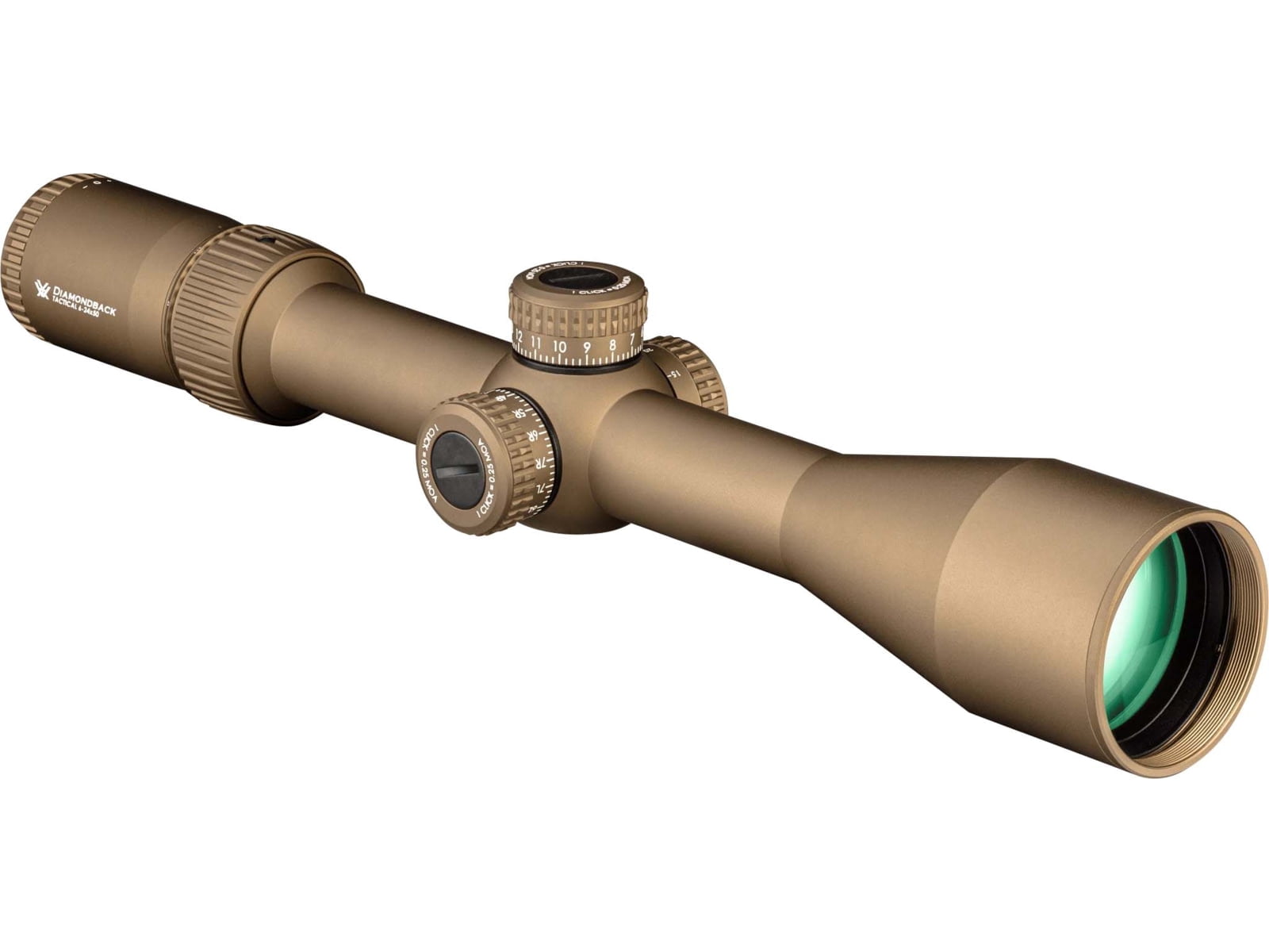 Vortex OPMOD Diamondback 6-24x50mm FFP 30mm Tube Riflescope, Tan