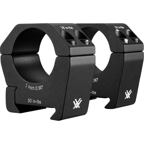 Vortex Optics Sport 1" Scope Rings Matte Black Medium