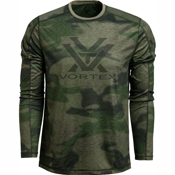 VORTEX Adult Male Sun Slayer Shirt, Color: Forest Camo, Size: XL