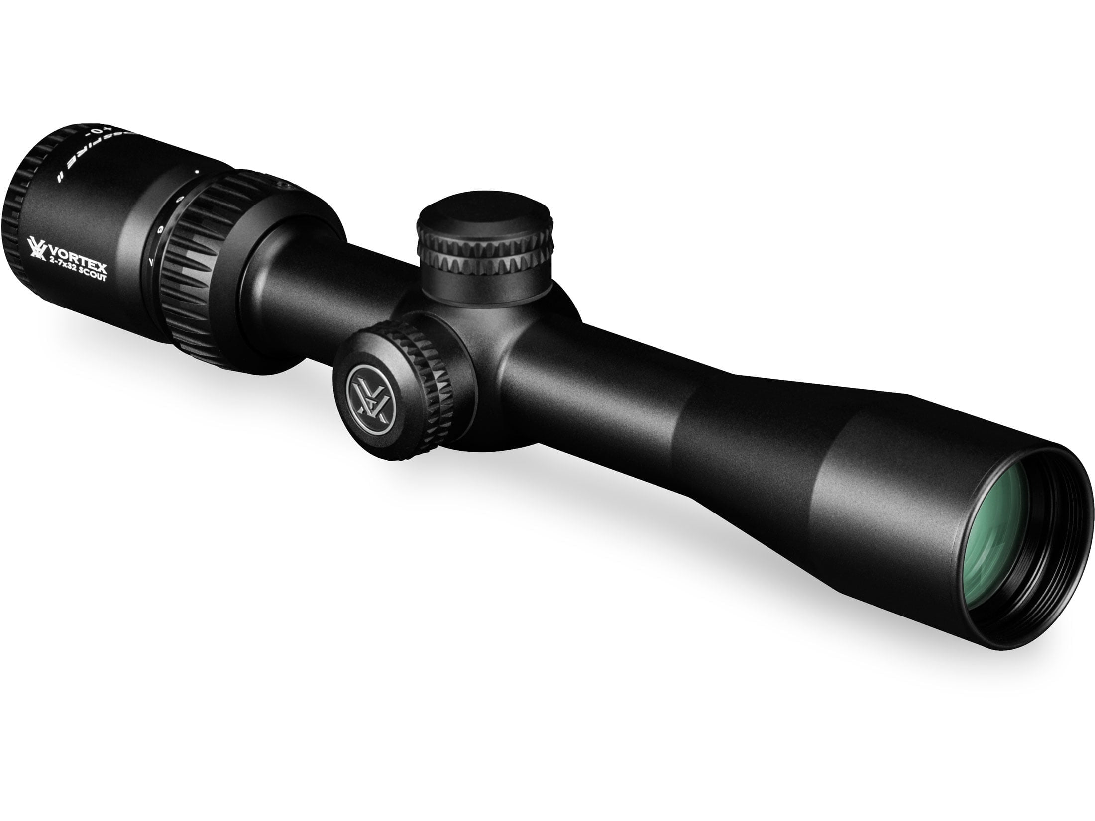 Vortex Optics Crossfire II 2-7x32 Scout, Second Focal Plane, 1-inch Tube Riflescope - V-Plex Reticle