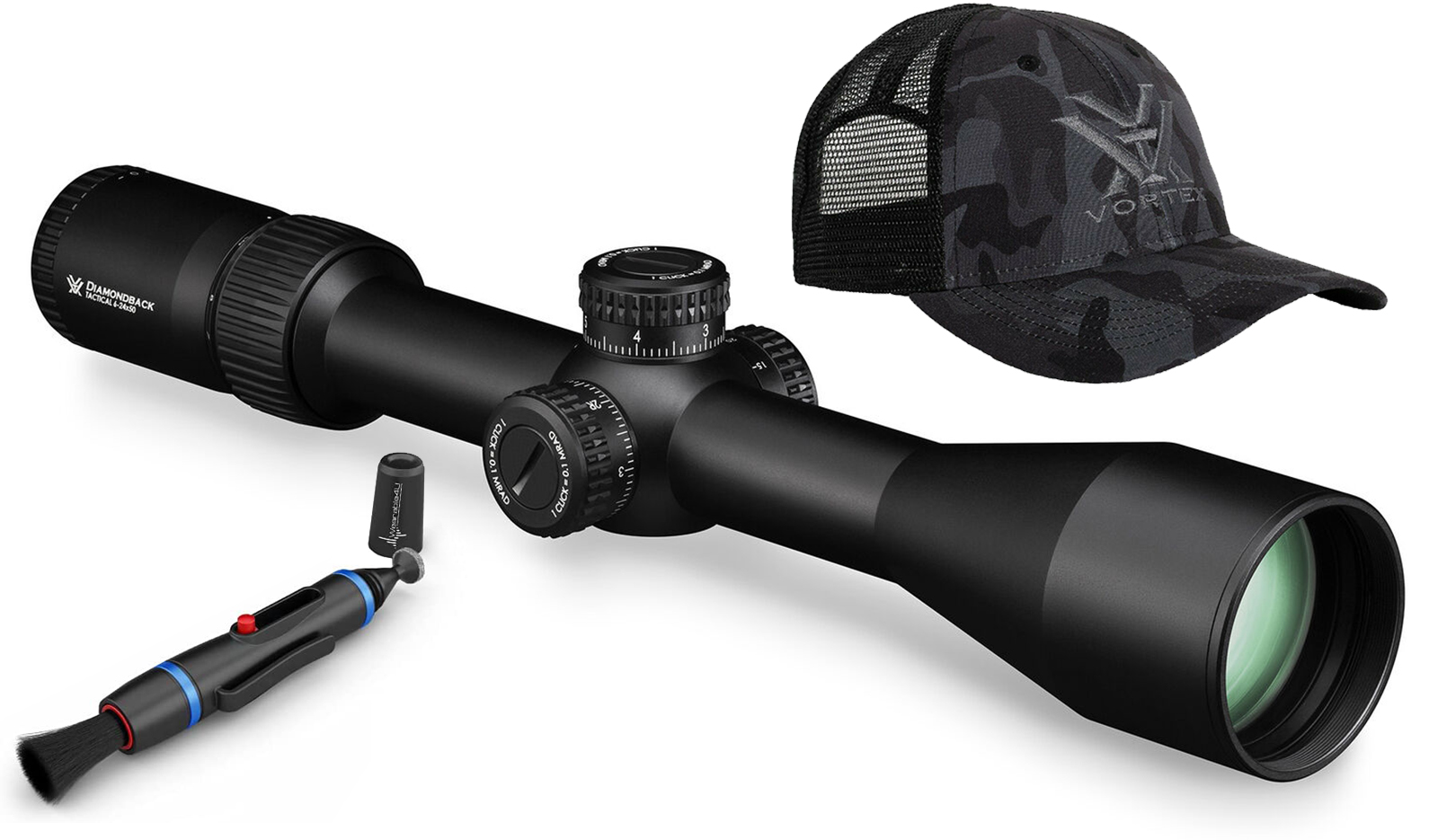 Vortex Optics Diamondback Tactical 624x50 FFP EBR2C (MRAD) Riflescope