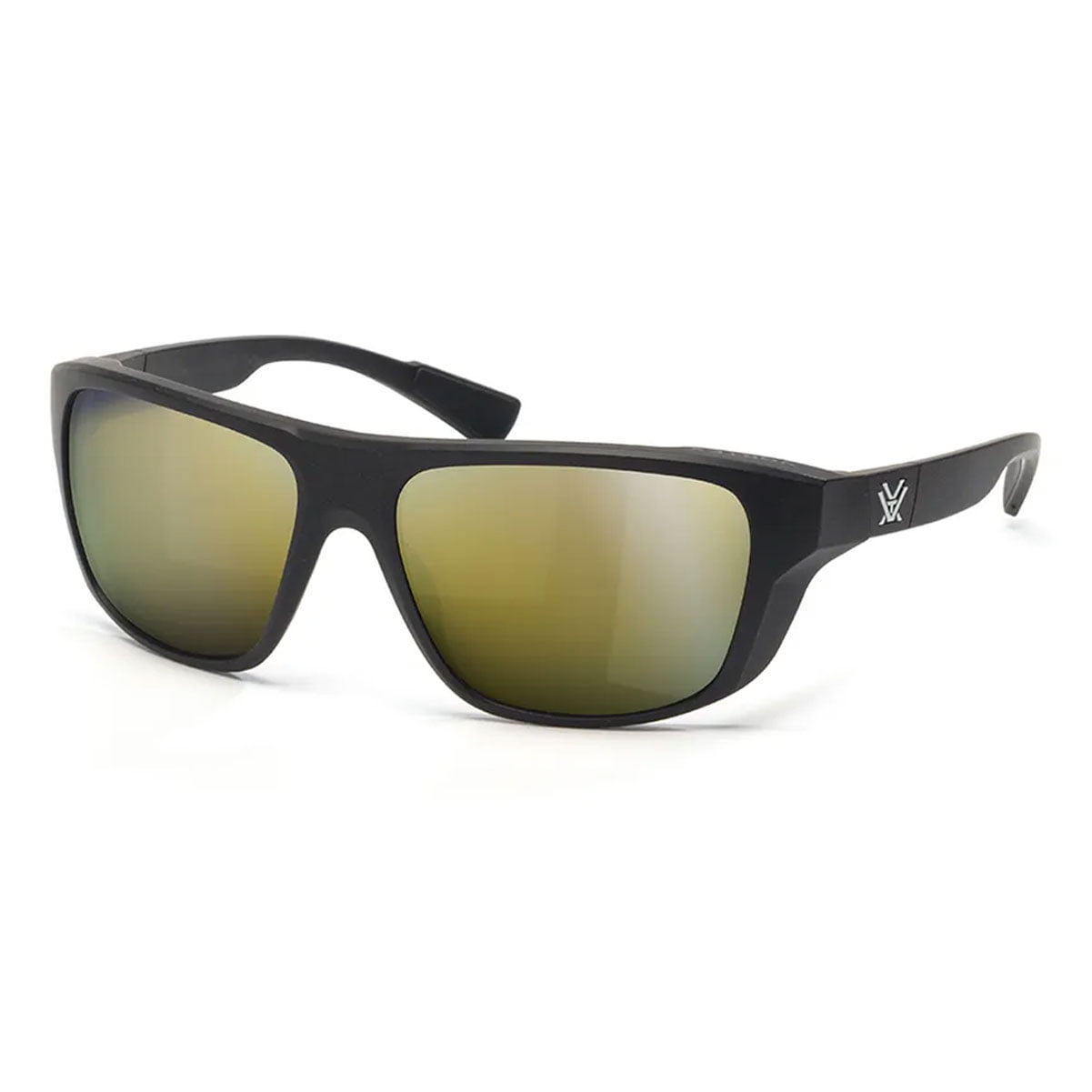VORTEX Adult Male Jackal Black/Amber Gold Mirror Sunglasses (EJA-BKA-GL)