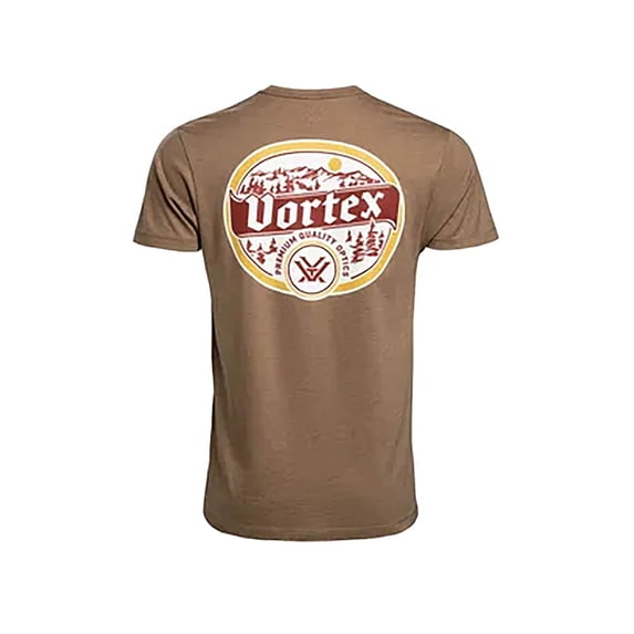 Vortex Optics Men's Alpine Continental Short Sleeve Crew Neck T Shirt Coyote Heather XL