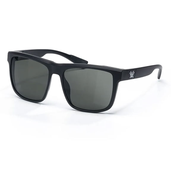 VORTEX Adult Male Banshee Sunglasses, Color: Black/Smoke No Mirror (EBA-BKS)