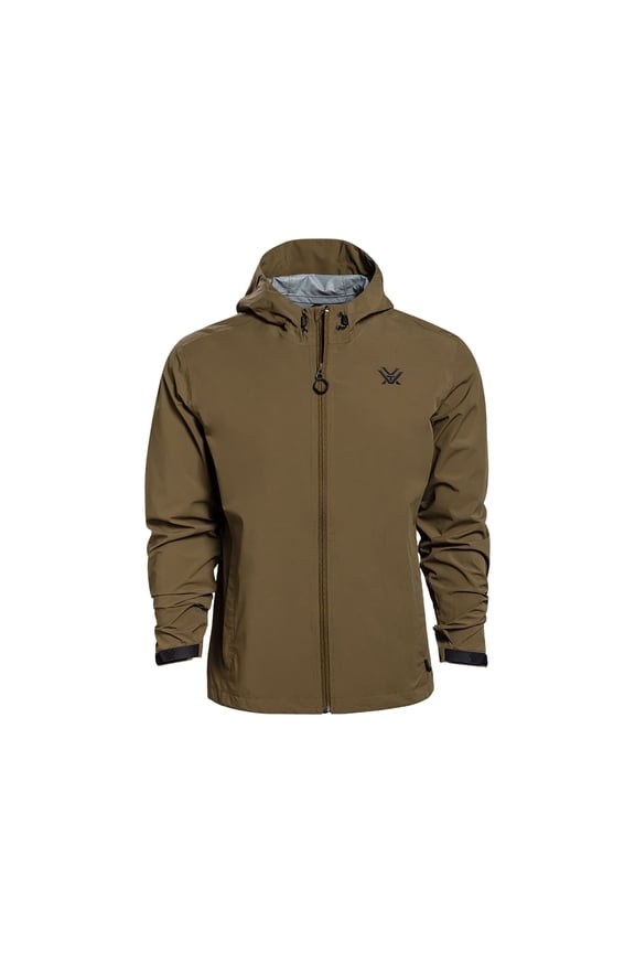 Optics Men's Cloud Shaker Rain Jacket Military Olive Large