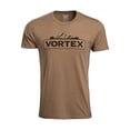 thumbnail image 1 of VORTEX Adult Male Peakline Short Sleeve T-Shirt, Color: Coyote Heather, Size: 3XL, 1 of 3