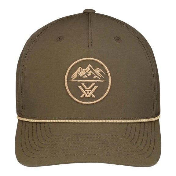 VORTEX Adult Male Three Peaks Performance Dark Loden Cap (225-14-DLO)