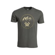 Vortex Optics Mens Three Peaks Short Sleeve T Shirt Dark Olive Heather 2XL