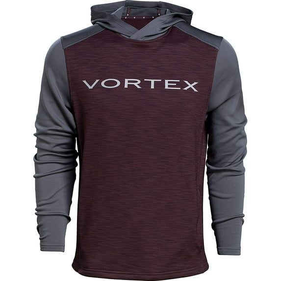 Vortex Optics Men's Tracker Hooded Pullover, Color: Rich Mahogany, Size: XL