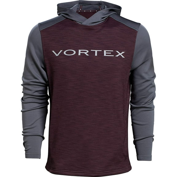 Vortex Optics Men's Tracker Hooded Pullovers, Color: Rich Mahogany, Size: S