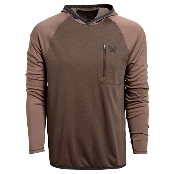VORTEX Adult Male Weekend Rucker Hoodie, Color: Peat, Size: 2XL