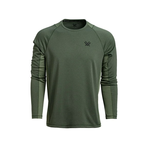 Vortex Optics Men's Weekend Rucker Long Sleeve Crew Neck T Shirt Rifle Green XL