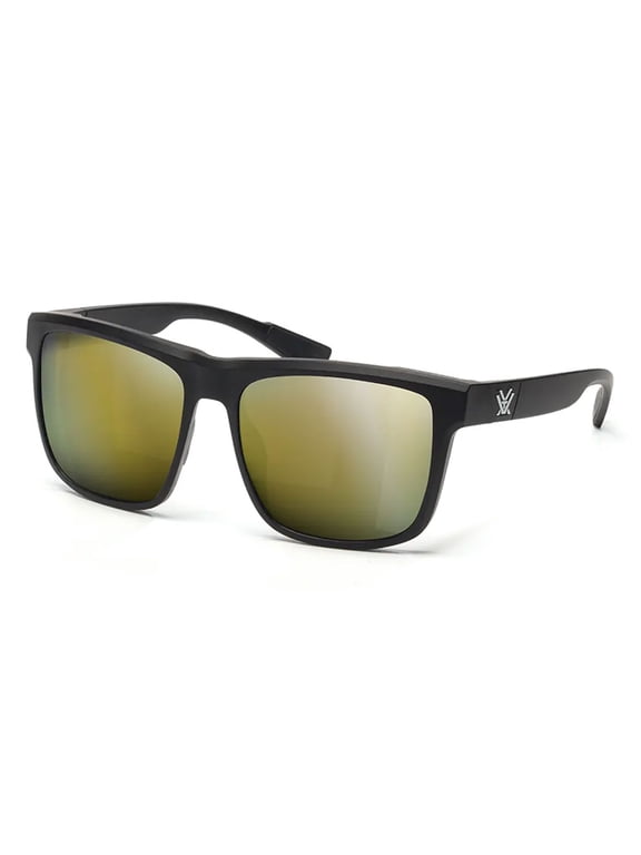 Optics Polarized UV Protection Men's Banshee Sunglasses Lens, Black/Amber/Gold