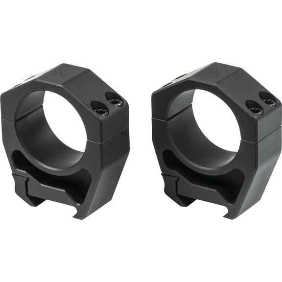 Vortex Optics Precision Matched Picatinny 34mm Scope Rings Matte Black 1.26"