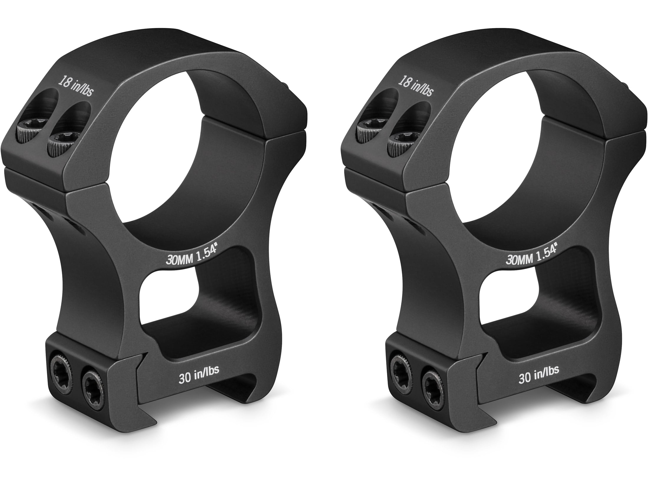 Vortex Pro Series 30mm Rifle Scope Rings, Extra High Height