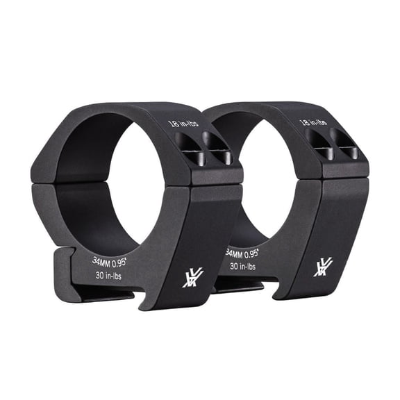 Vortex Optics Pro Series Riflescope Rings - 34mm - Low Height [0.95 Inches]