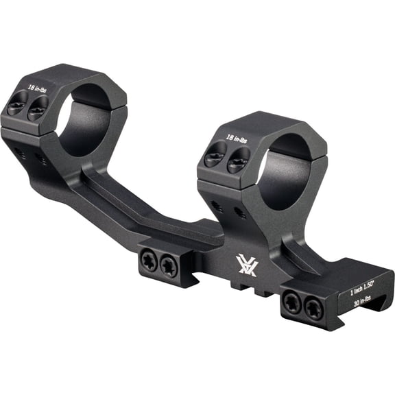 Vortex Sport Cantilever Mount, 30mm, 1.50in Height, Black