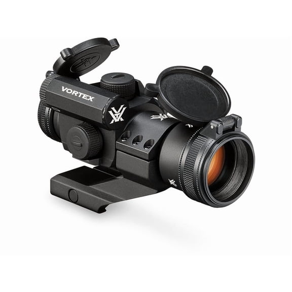 Vortex Optics StrikeFire II Red Dot Sight 30mm Tube 1x 4 MOA Bright Dot with Lower 1/3 Co-Witness Cantilever Picatinny Ring Mount Matte Black