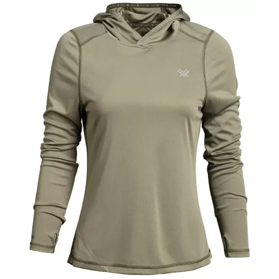 Vortex Optics Women's Sun Slayer Hoodie UPF 50 Sun Protection, Lichen, 2XL (121-30-LIC2X)