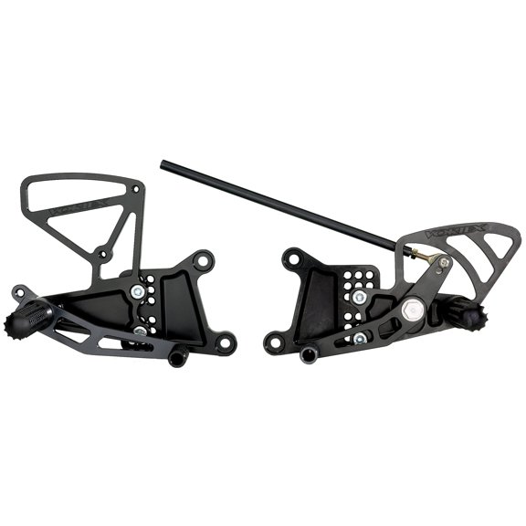 Vortex Original Black Rearsets for '04-06 Yamaha YZF-R1 (RS603K)
