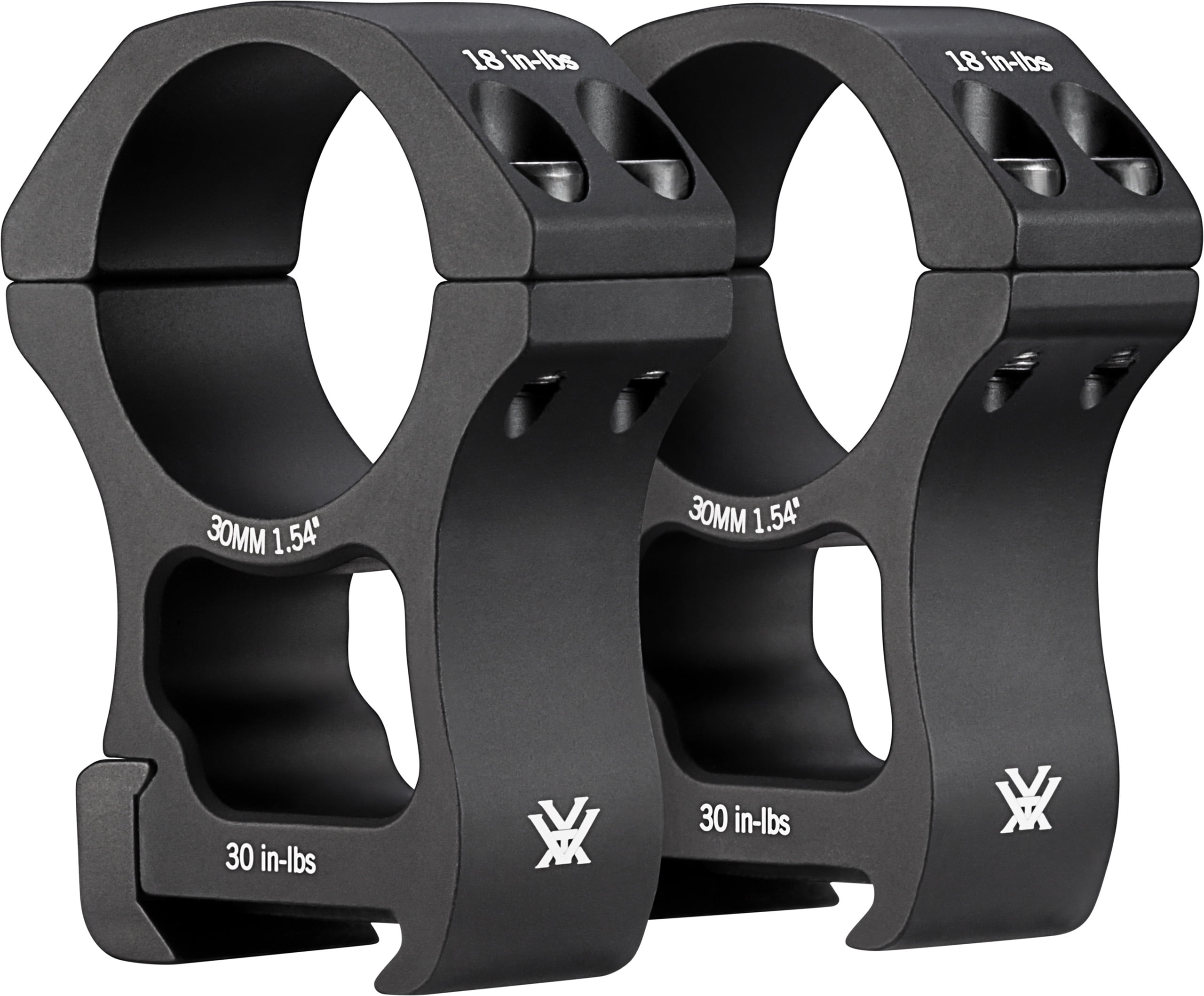 Vortex Pro Series 30mm Rifle Scope Rings, Weaver/Picatinny, Extra High  Height, 1 