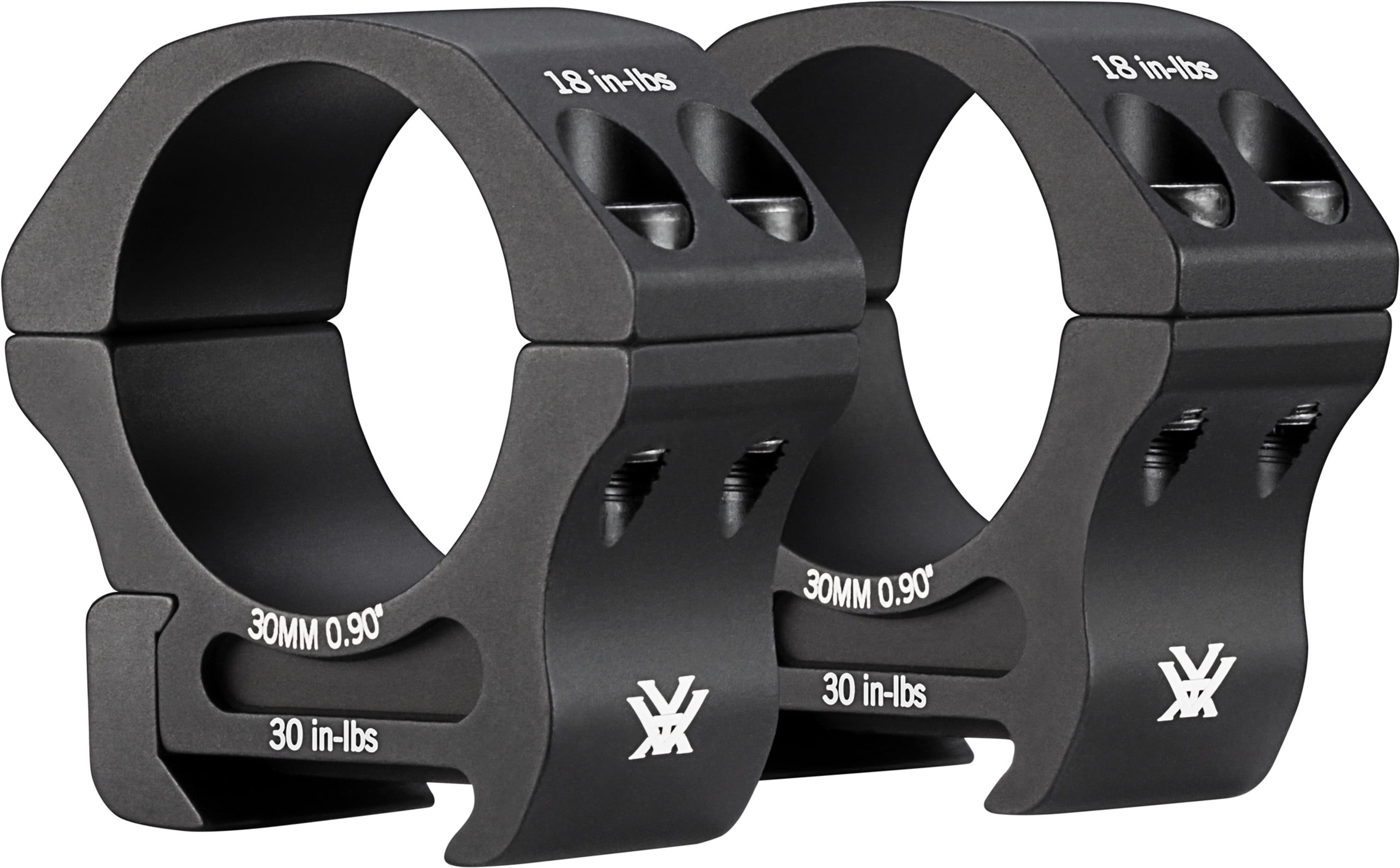 Vortex Pro Series 30mm Rifle Scope Rings, Weaver/Picatinny, Low Height