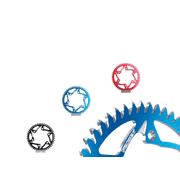 Vortex Racing Aluminum Rear Sprocket 520 45 Tooth- Red