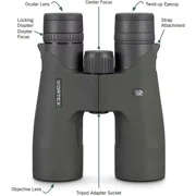 Vortex Razor UHD 10x50mm Binocular, Green, 7.6in, 36.5oz