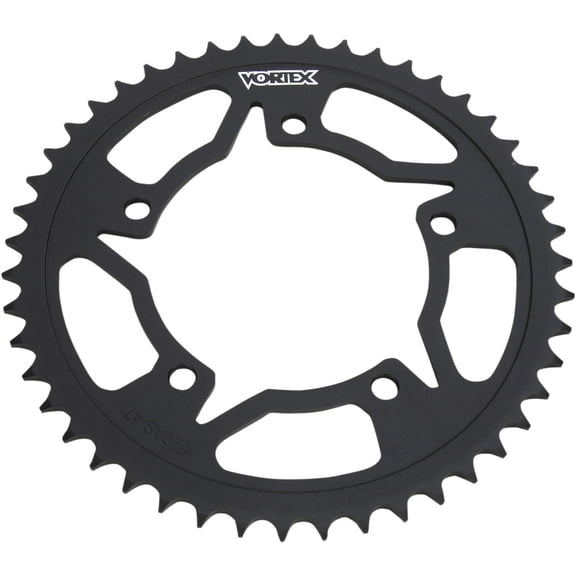 Vortex Steel Rear Sprocket Satin Black 47 Tooth (526AS-47)