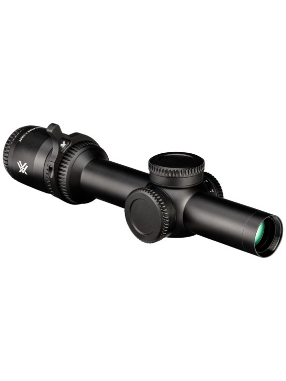 Strike Eagle 1-10x24 FFP Riflescope, EBR-8 BDC MOA Reticle, Motion-Activated Illumination, 30mm Tube, Throw Lever Included (SE-11001)