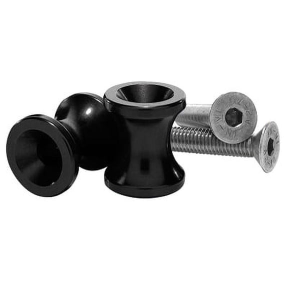 Vortex Swing Arm Spools Black for Kawasaki Ninja ZX-10R (ABS) 2011-2018
