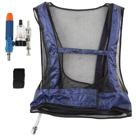 Vortex Tube Air Conditioner Waistcoat, Industrial Use Welding Steel Cooling Vest, For Maximum Industrial Use