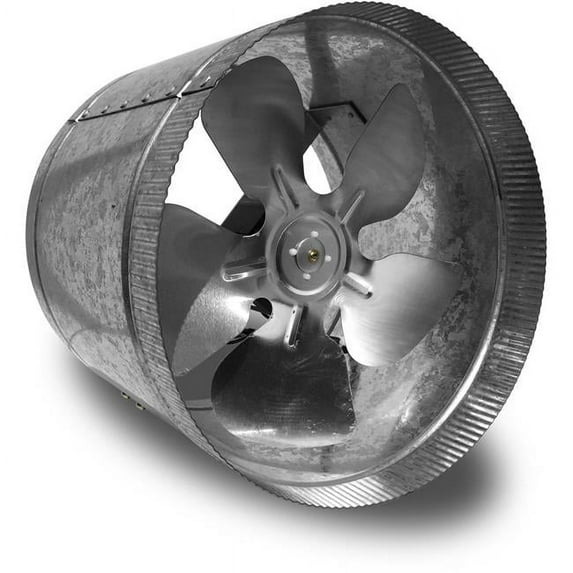 Vortex VAT1000 10 in. 411 CFM Inductor In-Line Duct Fan