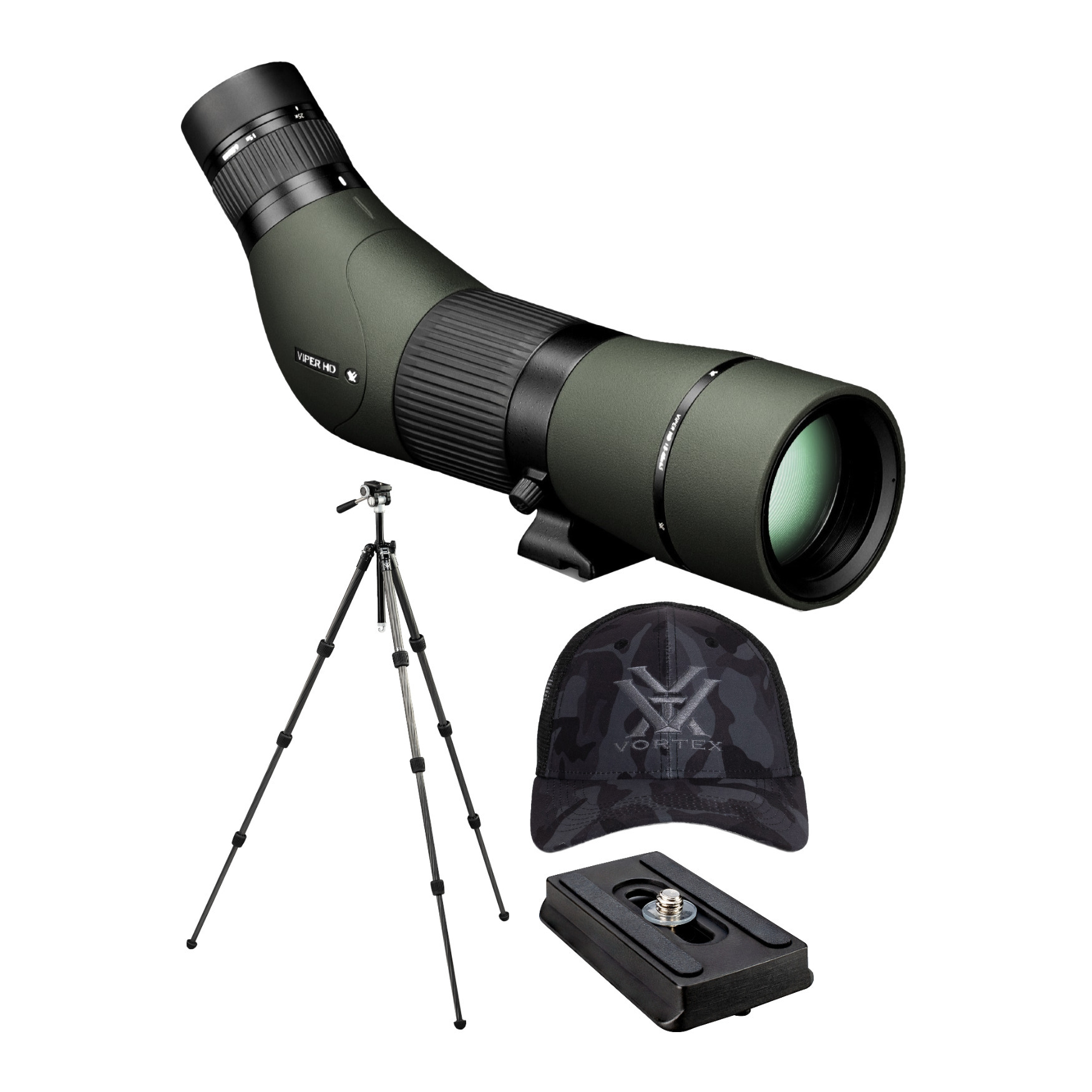 Vortex Viper HD 1445x65 Angled Spotting Scope with Summit Tripod